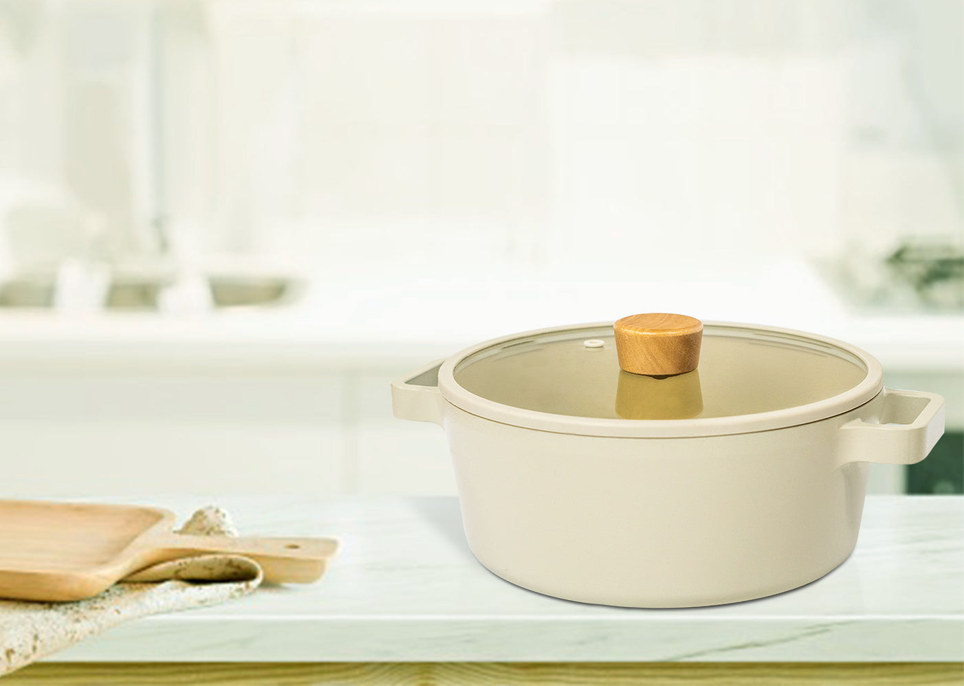 FIKA Casserole Stew Pot with Glass Lid