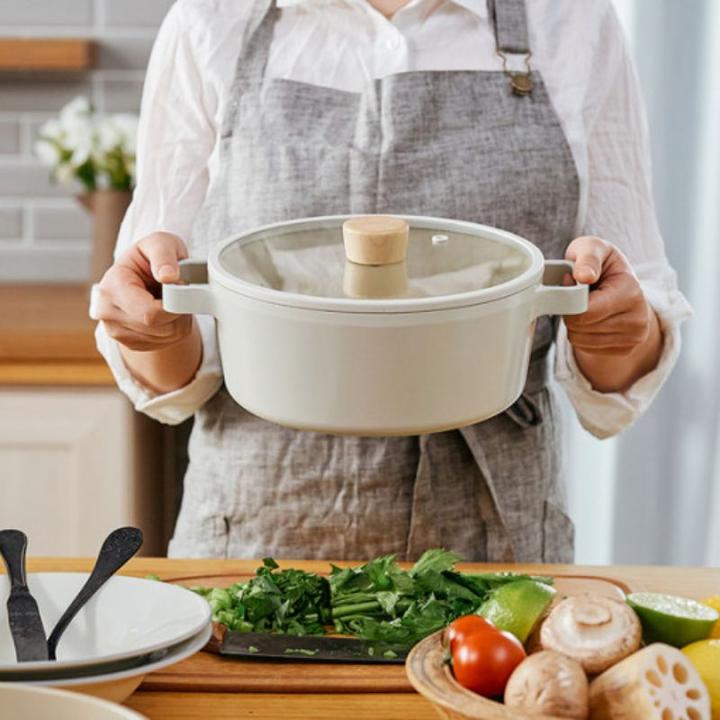 FIKA Casserole Stew Pot with Glass Lid