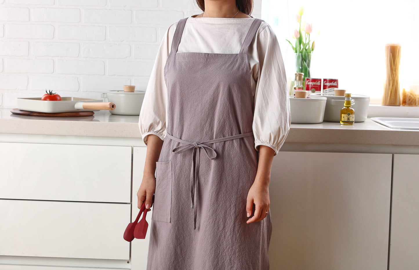 FIKA Long Apron 100% Cotton