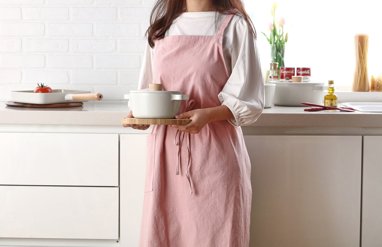 FIKA Long Apron 100% Cotton