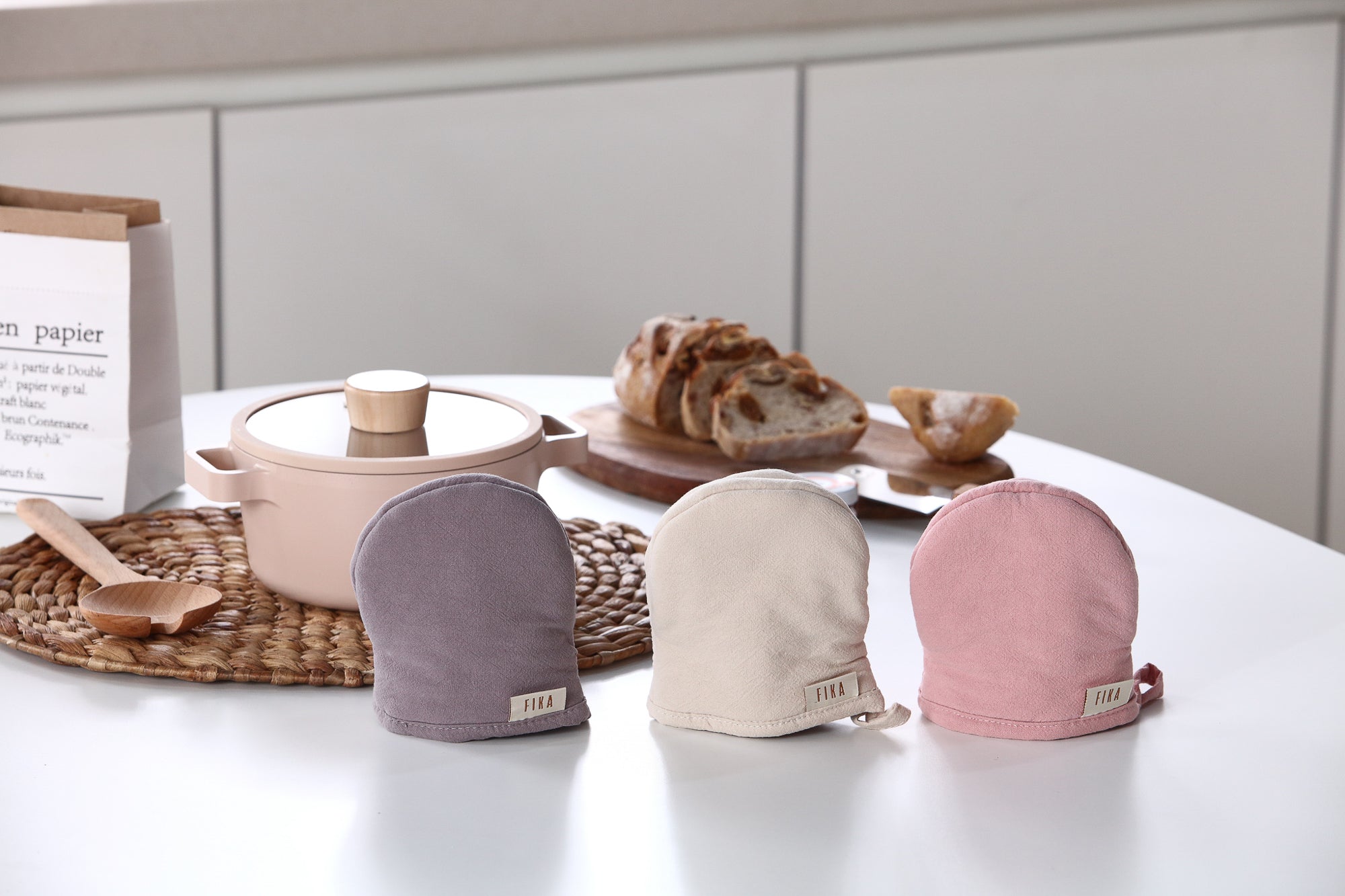 FIKA Oven Mitten Pair 100% Cotton