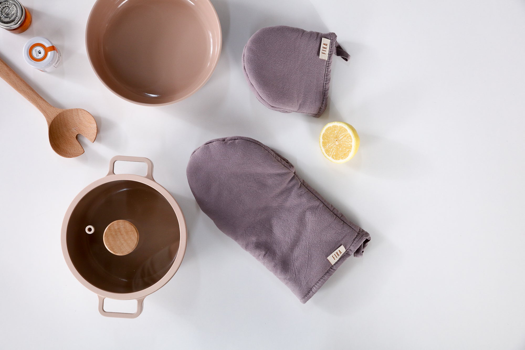 FIKA Oven Mitten Pair 100% Cotton