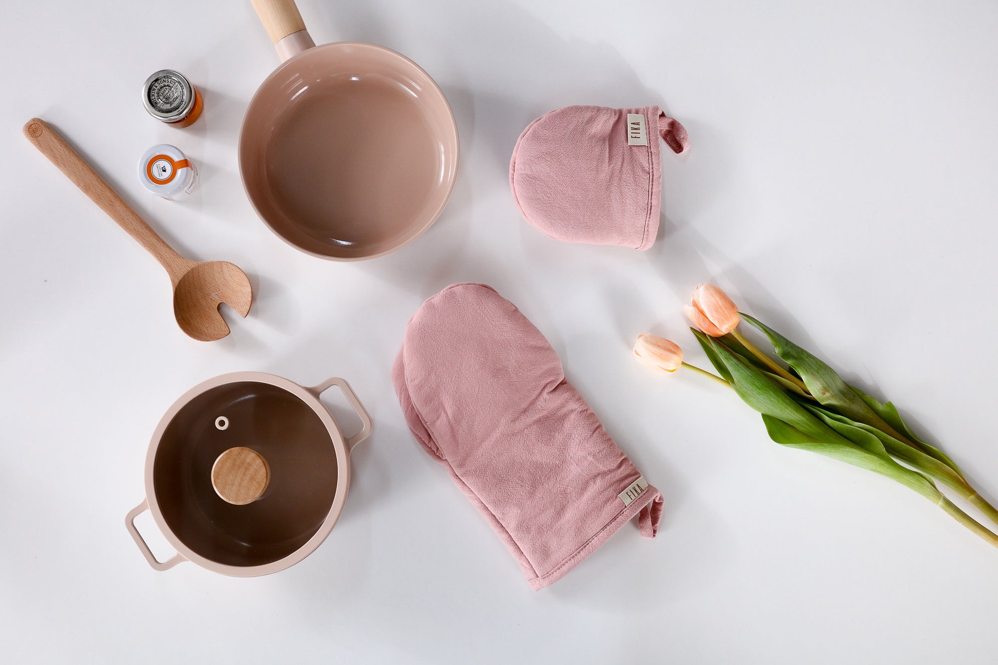 FIKA Oven Mitten Pair 100% Cotton