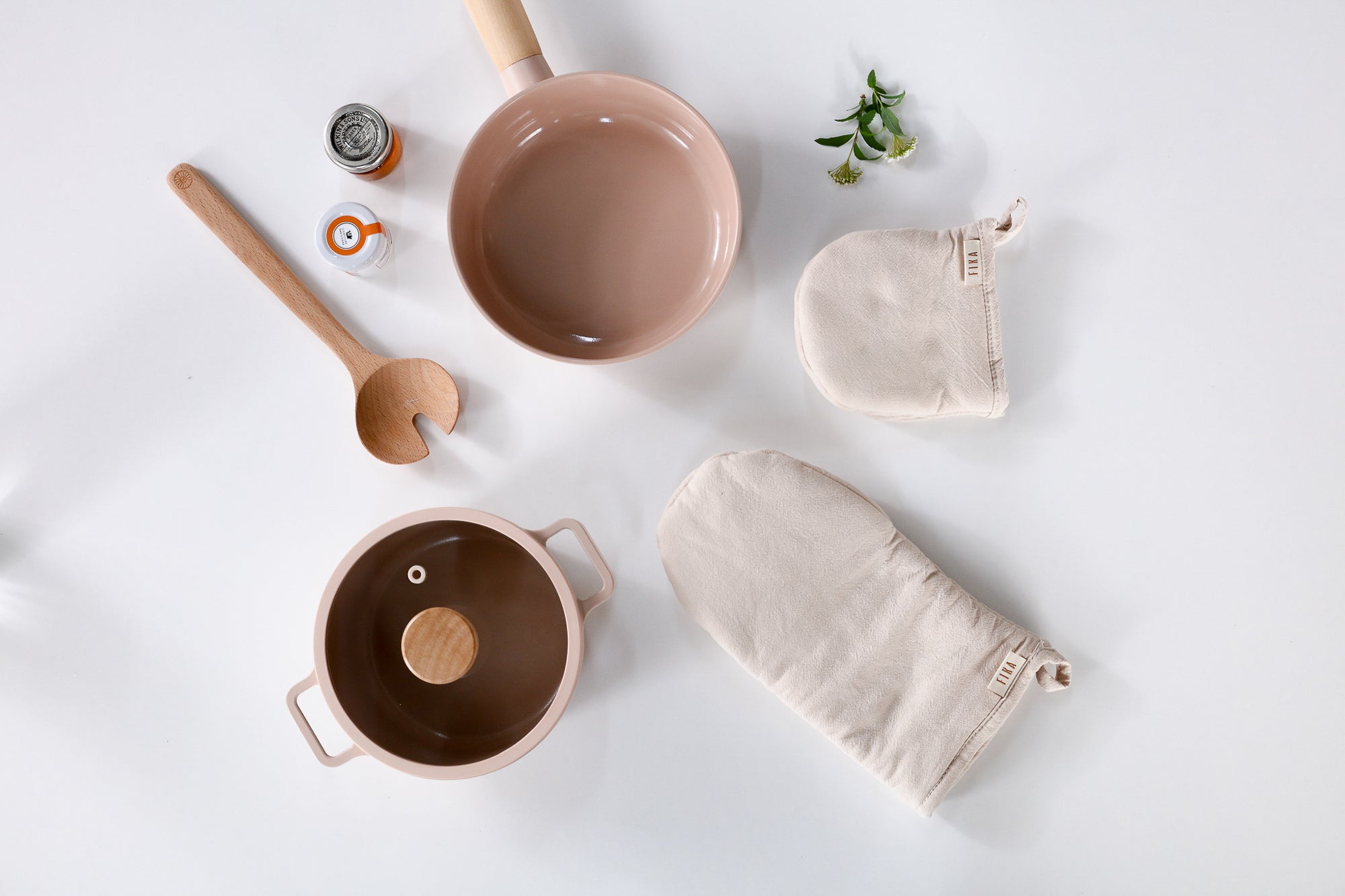 FIKA Oven Mitten Pair 100% Cotton